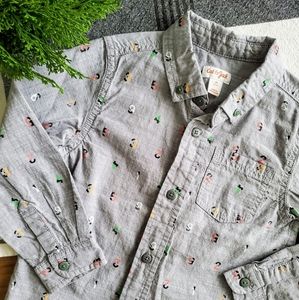 Cat & Jack | Numbers Chambray Button Down